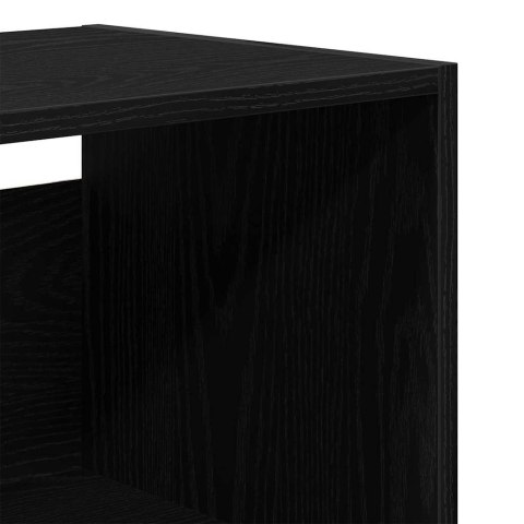 VidaXL Highboard 2 pcs Čierny dub Kompozitné drevo