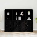 VidaXL Highboard Čierny dub 132 x 35,5 x 103,5 cm Kompozitné drevo