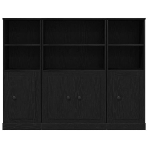 VidaXL Highboard Čierny dub 132 x 35,5 x 103,5 cm Kompozitné drevo