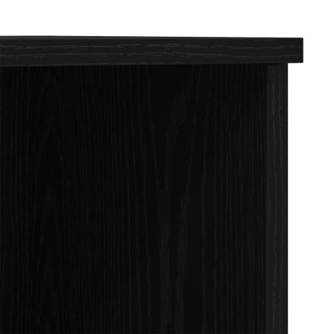VidaXL Highboard Čierny dub 132 x 35,5 x 103,5 cm Kompozitné drevo