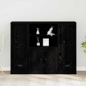 VidaXL Highboard Čierny dub 132 x 35.5 x 103.5 cm Kompozitné drevo