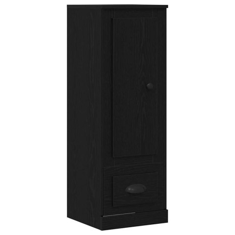 VidaXL Highboard Čierny dub 132 x 35.5 x 103.5 cm Kompozitné drevo
