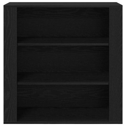 VidaXL Highboard Čierny dub 80 x 33 x 150 cm Kompozitné drevo