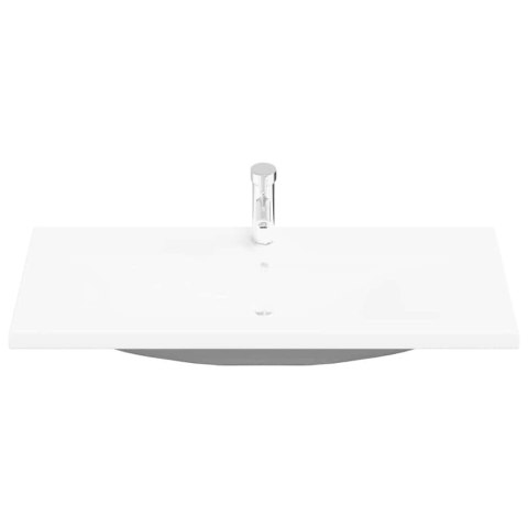 VidaXL Kúpeľňová skrinka pod umývadlo Čierny dub 100 x 39 x 62 cm