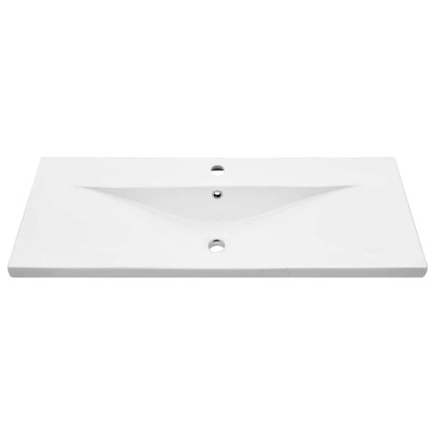 VidaXL Kúpeľňová skrinka pod umývadlo Čierny dub 100 x 39 x 62 cm