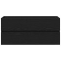 VidaXL Kúpeľňová skrinka pod umývadlo Čierny dub 100 x 39 x 62 cm