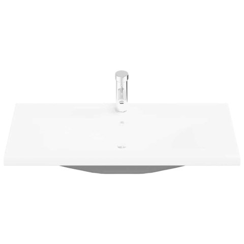 VidaXL Kúpeľňová skrinka pod umývadlo Čierny dub 80 x 39 x 62 cm