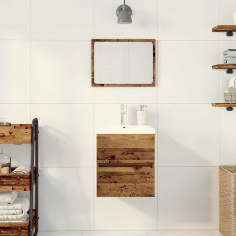 VidaXL Kúpeľňová skrinka pod umývadlo Čierny dub 80 x 39 x 62 cm