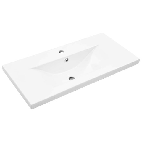 VidaXL Kúpeľňová skrinka pod umývadlo Čierny dub 80 x 39 x 62 cm