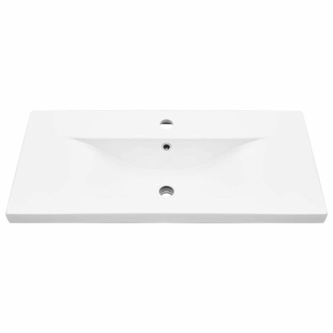 VidaXL Kúpeľňová skrinka pod umývadlo Čierny dub 80 x 39 x 62 cm