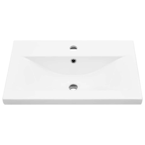 VidaXL Kúpeľňová skrinka pod umývadlo Čierny dub 80 x 39 x 62 cm