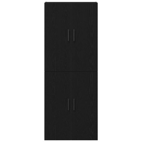 VidaXL Nástenná skrinka Nástenný 2 pcs Čierny dub 69,5 x 34 x 90 cm