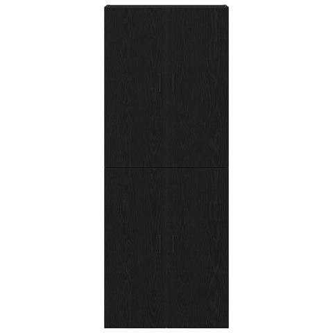 VidaXL Nástenná skrinka Nástenný 2 pcs Čierny dub 69,5 x 34 x 90 cm