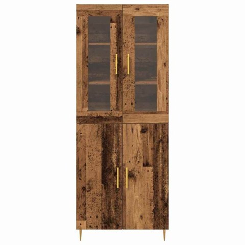 VidaXL Highboard 2 pcs Staré drevo Kompozitné drevo