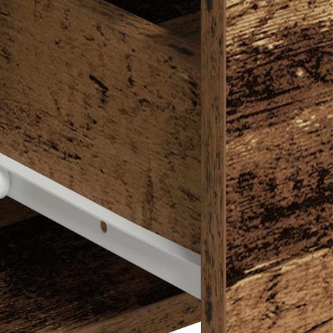 VidaXL Highboard Staré drevo 80 x 33 x 150 cm Kompozitné drevo