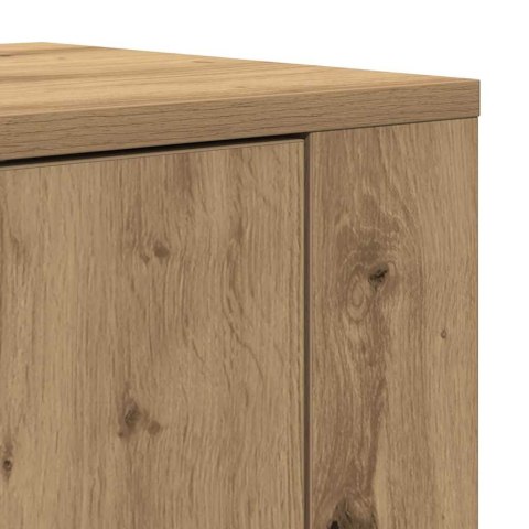VidaXL Highboard dub artisan 80 x 33 x 150 cm Kompozitné drevo