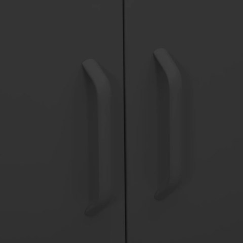 VidaXL Úložná skrinka antracitová 80x35x101,5 cm oceľ