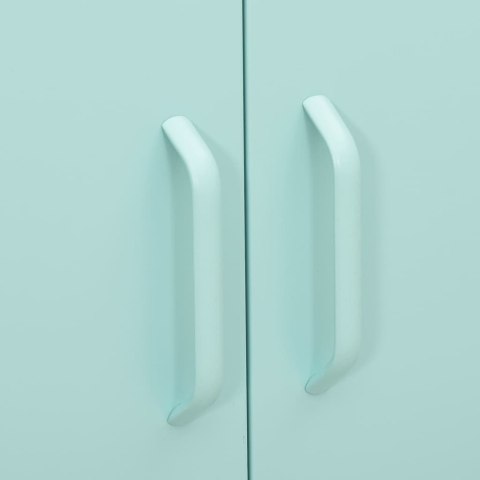 VidaXL Úložná skrinka mätovo zelená 80x35x101,5 cm oceľ