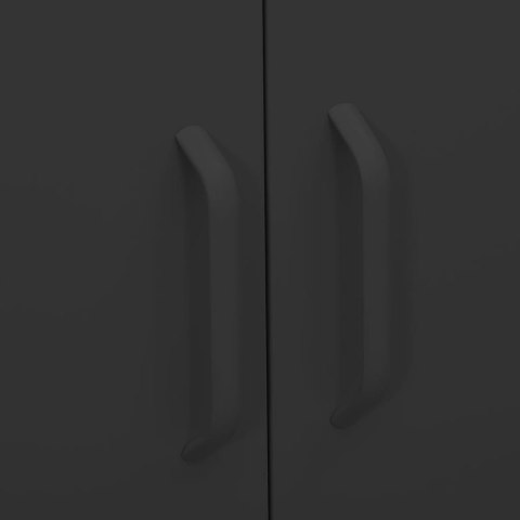 VidaXL Úložná skrinka antracitová 80x35x101,5 cm oceľ