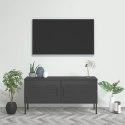 VidaXL TV skrinka antracitová 105x35x50 cm oceľ