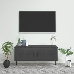 VidaXL TV skrinka antracitová 105x35x50 cm oceľ