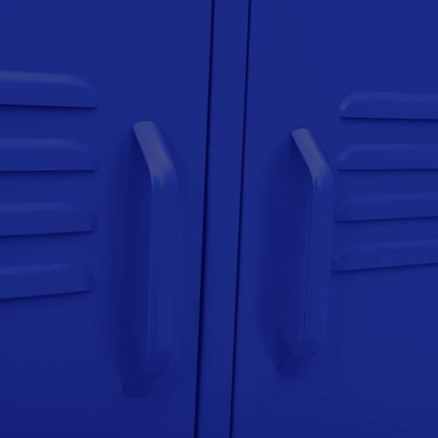 VidaXL TV skrinka námornícka modrá 105x35x50 cm oceľ