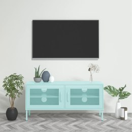 VidaXL TV skrinka mätovo-zelená 105x35x50 cm oceľ