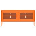 VidaXL TV skrinka oranžová 105x35x50 cm oceľ