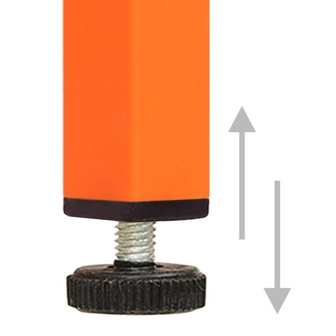VidaXL TV skrinka oranžová 105x35x50 cm oceľ