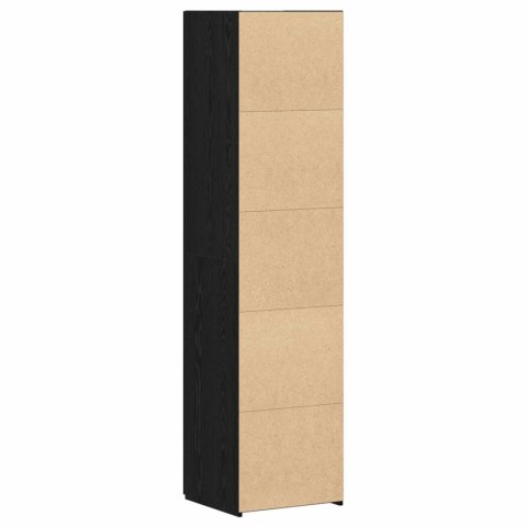 VidaXL Highboard 2 pcs Čierny dub 45 x 42,5 x 185 cm