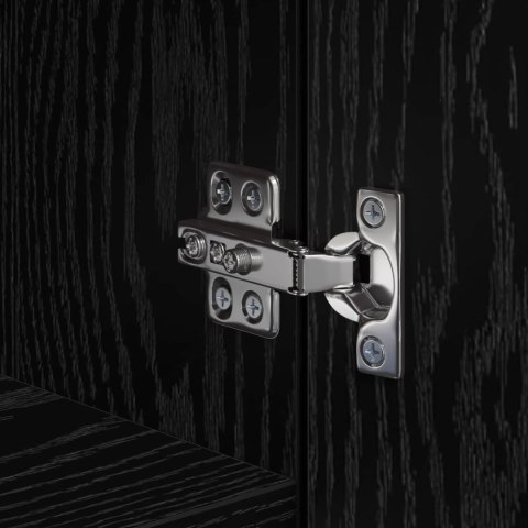 VidaXL Highboard 2 pcs Čierny dub 45 x 42,5 x 185 cm