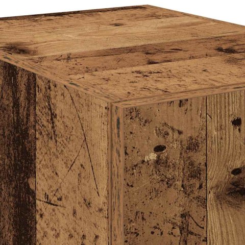 VidaXL Highboard 2 pcs Staré drevo 30 x 42,5 x 185 cm