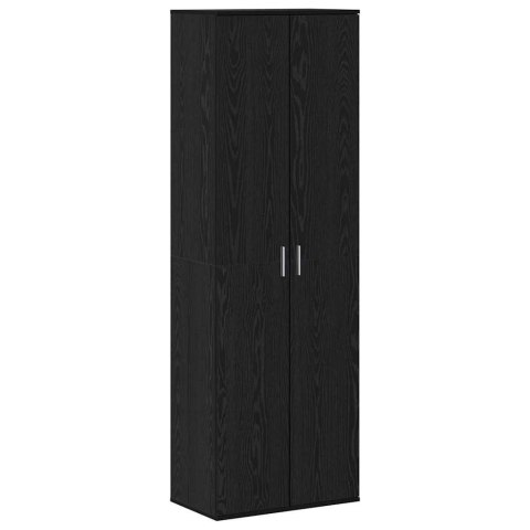 VidaXL Highboard Čierny dub 60 x 35 x 180 cm Kompozitné drevo