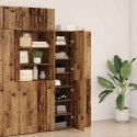 VidaXL Highboard Staré drevo 40 x 42,5 x 185 cm