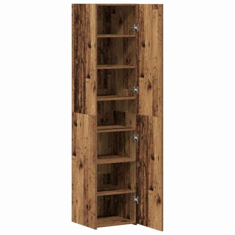 VidaXL Highboard Staré drevo 40 x 42,5 x 185 cm