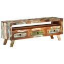 VidaXL TV skrinka viacfarebná 110x30x40 cm recyklované masívne drevo