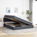 VidaXL Úložná posteľ s matracmi Tmavo šedá 180 x 200 cm Zamat