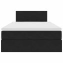 VidaXL Úložná posteľ s matracmi s úložiskom Čierna 120 x 200 cm Zamat