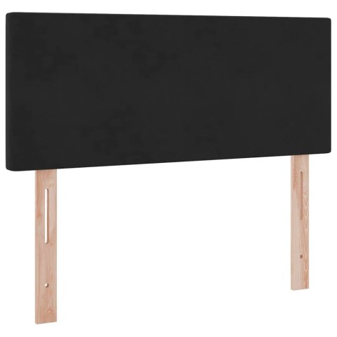 VidaXL Úložná posteľ s matracmi s úložiskom Čierna 120 x 200 cm Zamat