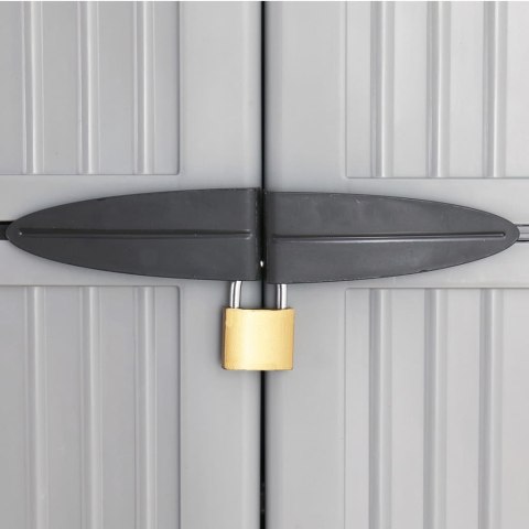 VidaXL Plastová skrinka 68x39x171,5 cm