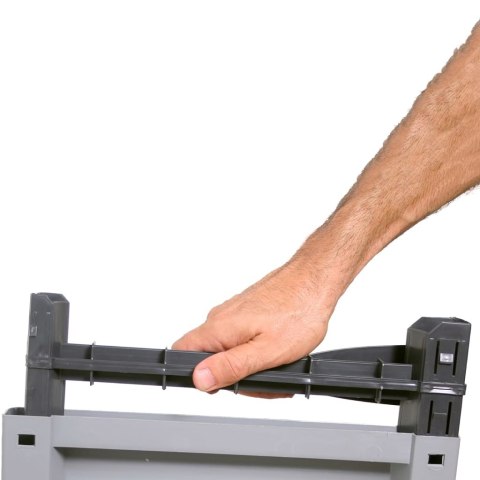 VidaXL Plastová skrinka 68x39x171,5 cm