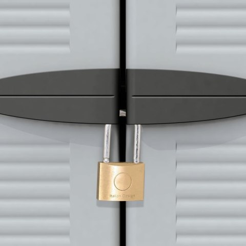 VidaXL Plastová skrinka 68x39x171,5 cm