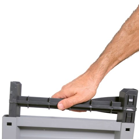 VidaXL Plastová skrinka 68x39x171,5 cm