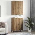 VidaXL Highboard 2 pcs Remeselný dub Kompozitné drevo