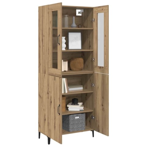 VidaXL Highboard 2 pcs Remeselný dub Kompozitné drevo