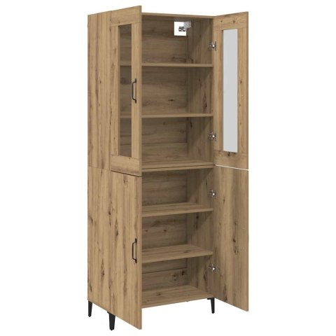 VidaXL Highboard 2 pcs Remeselný dub Kompozitné drevo