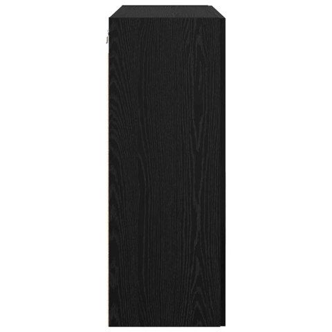 VidaXL Nástenná skrinka Nástenný 2 pcs Čierny dub 69,5 x 34 x 90 cm