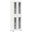 VidaXL Highboard FLORIN Biela 60 x 35 x 182 cm Kompozitné drevo