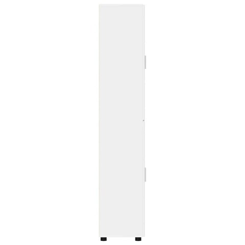 VidaXL Highboard FLORIN Biela 60 x 35 x 182 cm Kompozitné drevo