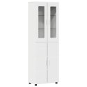 VidaXL Highboard FLORIN Biela 60 x 35 x 182 cm Kompozitné drevo